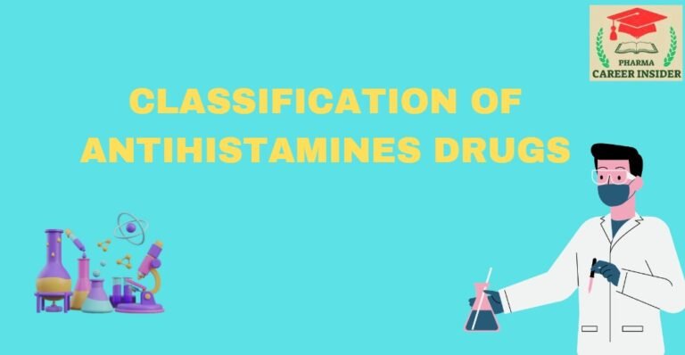 CLASSIFICATION OF ANTIHISTAMINES DRUGS