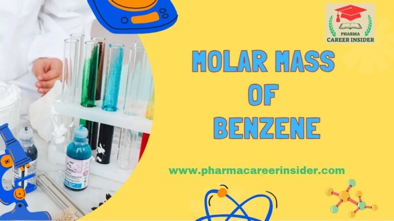 Molar mass of benzene