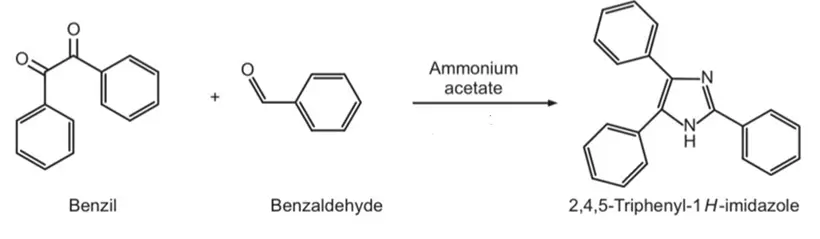 To prepare and submit triphenyl imidazole (2,4,5-triphenyl imidazole) 3 To prepare and submit triphenyl imidazole (2,4,5-triphenyl imidazole)