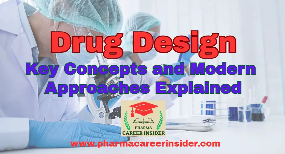 Drug Design: Key Concepts and Modern Approaches Explained