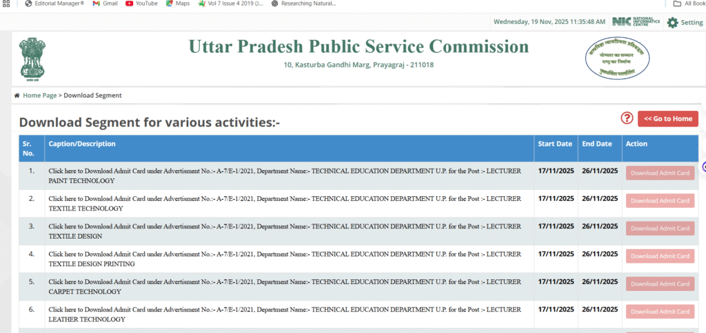 UP Technical Education (Teaching) Service Exam 2021: Pending Subjects Exam 26 November 2025 को – Complete Schedule & Details 2 UP Technical Education