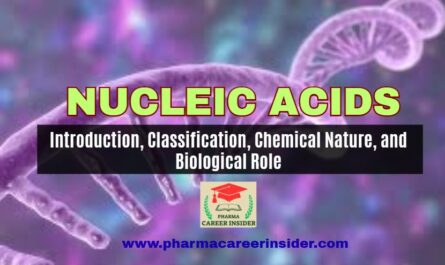 Nucleic acids showing DNA and RNA structure with their classification chemical nature and biological role