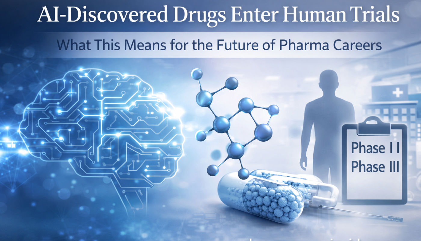 AI-discovered drugs entering human clinical trials and their impact on the future of pharmaceutical careers