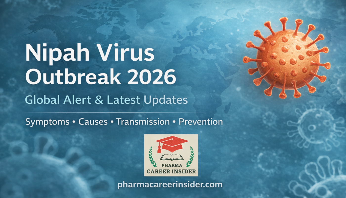 Nipah virus outbreak 2026 global alert with information on symptoms, causes, transmission, and prevention.