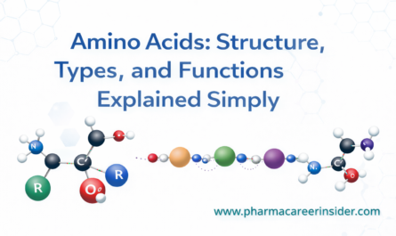 Feature image showing amino acid molecular structure, peptide chain formation, and overall classification concepts, designed for educational understanding